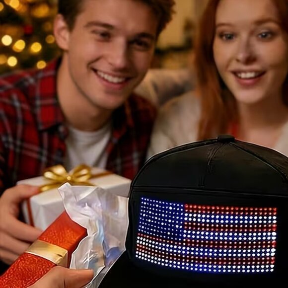 NWT - 1PC Programmable LED Baseball Cap – Because Your Hat Should Talk Back 💡🧢 - Picture 5 of 7